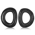 2pcs Snap-on Replacement Earpads For Sennheiser HD700, Material:Lambskin Stitching(Black) - 1