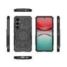 For Samsung Galaxy S25 5G J-20 Solid Color MagSafe Magnetic TPU+PC Phone Case(Black) - 2