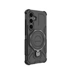 For Samsung Galaxy S25 5G J-20 Solid Color MagSafe Magnetic TPU+PC Phone Case(Black) - 3
