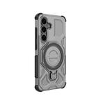 For Samsung Galaxy S25 5G J-20 Solid Color MagSafe Magnetic TPU+PC Phone Case(Grey) - 3