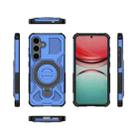 For Samsung Galaxy S25 5G J-20 Solid Color MagSafe Magnetic TPU+PC Phone Case(Blue) - 2