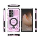 For Samsung Galaxy S24 Ultra 5G J-20 Solid Color MagSafe Magnetic TPU+PC Phone Case(Pink) - 2