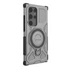 For Samsung Galaxy S24 Ultra 5G J-20 Solid Color MagSafe Magnetic TPU+PC Phone Case(Grey) - 3