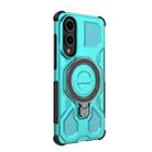 For Samsung Galaxy S25 Edge 5G J-20 Solid Color MagSafe Magnetic TPU+PC Phone Case(Lake Blue) - 3