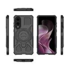 For Samsung Galaxy S25 Edge 5G J-20 Solid Color MagSafe Magnetic TPU+PC Phone Case(Black) - 2