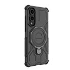 For Samsung Galaxy S25 Edge 5G J-20 Solid Color MagSafe Magnetic TPU+PC Phone Case(Black) - 3