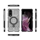 For Samsung Galaxy S25 Edge 5G J-20 Solid Color MagSafe Magnetic TPU+PC Phone Case(Grey) - 2