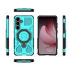 For Samsung Galaxy S25+ 5G J-20 Solid Color MagSafe Magnetic TPU+PC Phone Case(Lake Blue) - 2