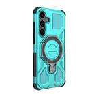 For Samsung Galaxy S25+ 5G J-20 Solid Color MagSafe Magnetic TPU+PC Phone Case(Lake Blue) - 3