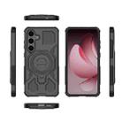 For Samsung Galaxy S25+ 5G J-20 Solid Color MagSafe Magnetic TPU+PC Phone Case(Black) - 2