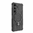 For Samsung Galaxy S25+ 5G J-20 Solid Color MagSafe Magnetic TPU+PC Phone Case(Black) - 3