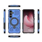 For Samsung Galaxy S25+ 5G J-20 Solid Color MagSafe Magnetic TPU+PC Phone Case(Blue) - 2