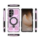 For Samsung Galaxy S25 Ultra 5G J-20 Solid Color MagSafe Magnetic TPU+PC Phone Case(Pink) - 2