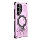 For Samsung Galaxy S25 Ultra 5G J-20 Solid Color MagSafe Magnetic TPU+PC Phone Case(Pink) - 3