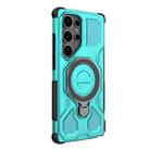 For Samsung Galaxy S25 Ultra 5G J-20 Solid Color MagSafe Magnetic TPU+PC Phone Case(Lake Blue) - 3