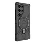 For Samsung Galaxy S25 Ultra 5G J-20 Solid Color MagSafe Magnetic TPU+PC Phone Case(Black) - 3