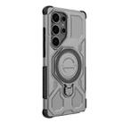For Samsung Galaxy S25 Ultra 5G J-20 Solid Color MagSafe Magnetic TPU+PC Phone Case(Grey) - 3