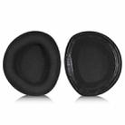 1 Pair Snap-on Replacement Earpads For Sennheiser HD800 / HD800S, Material:Flannel Stitching(Black) - 1