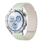 18mm Tri-beads Magnetic Silicone Watch Band(Light Mint Starlight) - 1