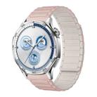18mm Tri-beads Magnetic Silicone Watch Band(Pink Starlight) - 1
