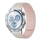 18mm Tri-beads Magnetic Silicone Watch Band(Starlight Pink) - 1