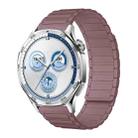 18mm Tri-beads Magnetic Silicone Watch Band(Smoky Purple) - 1