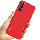 For OPPO Reno3 Pro (Overseas 4G Version) IMAK UC-2 Series Shockproof Full Coverage Soft TPU Case(Red) - 2