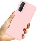 For OPPO Reno3 Pro (Overseas 4G Version) IMAK UC-2 Series Shockproof Full Coverage Soft TPU Case(Pink) - 2