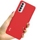 For OPPO Reno4 Pro (Overseas 4G Version) IMAK UC-2 Series Shockproof Full Coverage Soft TPU Case(Red) - 2