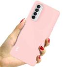 For OPPO Reno4 Pro (Overseas 4G Version) IMAK UC-2 Series Shockproof Full Coverage Soft TPU Case(Pink) - 2