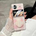 For vivo X Flip Glitter Powder Dots Pattern Phone Case with Holder(Pink) - 2
