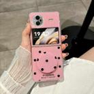 For vivo X Flip Glitter Powder Dots Pattern Phone Case with Holder(Rose Red) - 2