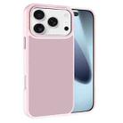For iPhone 17 Pro Max Kalebol Metal Lens Frame Frosted PC Phone Case(Pink) - 1