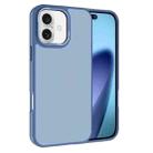 For iPhone 17 Kalebol Metal Lens Frame Frosted PC Phone Case(Sierra Blue) - 1