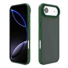For iPhone 17 Air Kalebol Metal Lens Frame Frosted PC Phone Case(Dark Green) - 1
