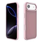 For iPhone 17 Air Kalebol Metal Lens Frame Frosted PC Phone Case(Pink) - 1