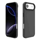 For iPhone 17 Air Kalebol Metal Lens Frame Frosted PC Phone Case(Black) - 1