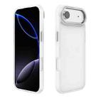For iPhone 17 Air Kalebol Metal Lens Frame Frosted PC Phone Case(Frosted White) - 1