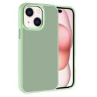 For iPhone 15 Plus Kalebol Metal Lens Frame Frosted PC Phone Case(Matcha Green) - 1