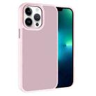 For iPhone 13 Pro Max Kalebol Metal Lens Frame Frosted PC Phone Case(Pink) - 1