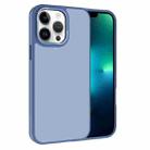 For iPhone 13 Pro Max Kalebol Metal Lens Frame Frosted PC Phone Case(Sierra Blue) - 1