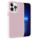 For iPhone 13 Pro Kalebol Metal Lens Frame Frosted PC Phone Case(Pink) - 1