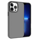 For iPhone 13 Pro Kalebol Metal Lens Frame Frosted PC Phone Case(Grey) - 1