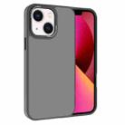 For iPhone 13 Kalebol Metal Lens Frame Frosted PC Phone Case(Grey) - 1
