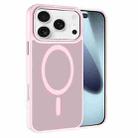 For iPhone 17 Pro Max Kalebol Metal Lens Frame MagSafe Frosted PC Phone Case(Pink) - 1