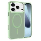 For iPhone 17 Pro Max Kalebol Metal Lens Frame MagSafe Frosted PC Phone Case(Matcha Green) - 1