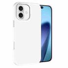 For iPhone 17 Kalebol Metal Lens Frame MagSafe Frosted PC Phone Case(Frosted White) - 1