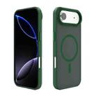 For iPhone 17 Air Kalebol Metal Lens Frame MagSafe Frosted PC Phone Case(Dark Green) - 1