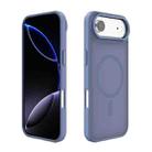 For iPhone 17 Air Kalebol Metal Lens Frame MagSafe Frosted PC Phone Case(Sierra Blue) - 1
