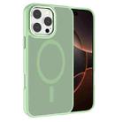 For iPhone 16 Pro Max Kalebol Metal Lens Frame MagSafe Frosted PC Phone Case(Matcha Green) - 1